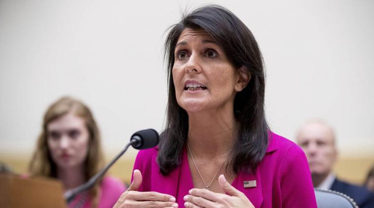 Not going to run scared from North Korea: US envoy Nikki Haley